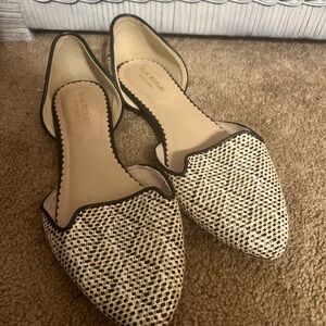 Isaac Mizrahi Black and Cream Loafers